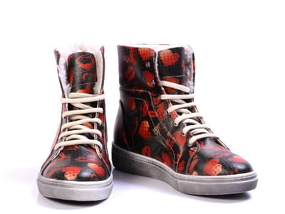 GOBY - Luv - Enkellaarsjes - Damesboots - Laarzen - Hoge kwaliteit - Handmade - Maat 36