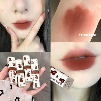 Rouge à lèvres nude mat longue tenue, brume douce, velours, boue à lèvres, imperméable, sexy, teinte pour les lèvres, brillant à lèvres