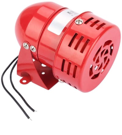 Allecto - Motor Alarm Bel - Industriële Sirene 220V 120DB - Geluidsalarm voor Fabrieken - Veiligheidssysteem - Toepassingen in de Industrie - Gesch...