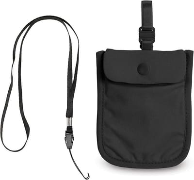 Reisportemonnee voor Dames, Verstevigde Anti-Diefstal Tas, Verstelbare Elastische Draagtas, Ideaal voor Sport en Reizen