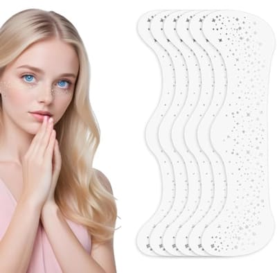 Glitter gezichtstattoos - tijdelijke sproeten patches voor een zomerse look