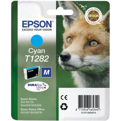 Epson Fox enkelverpakking cyaan T1282 DURABrite Ultra inkt