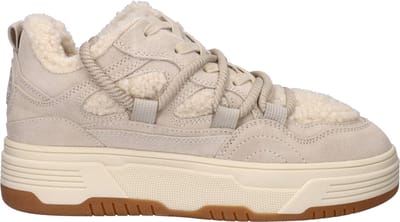 Steve Madden Boomer-f Sneakers Taupe Multi Maat: 36 | Sneakers Outlet | Dames | Beige