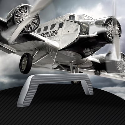 Schüco meubelgreep PLANE BA 160 mm, antraciet, kastgreep, keukengreep, vitrinekastgreep