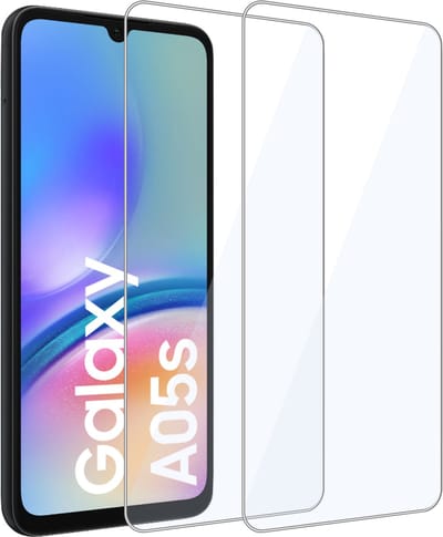 2x Geschikt voor Samsung Galaxy A05s - Screenprotector - Beschermglas - GuardCover