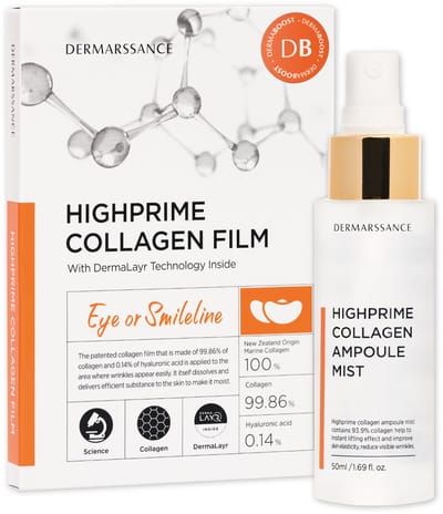 DermaBoost - Collageen pads Ogen / Neuslippenlijn + Collageen spray 50ml + Luxe Pocket Spiegel - Anti-aging / Anti-rimpel - huidverjonging - huidversteviging - hydratatie