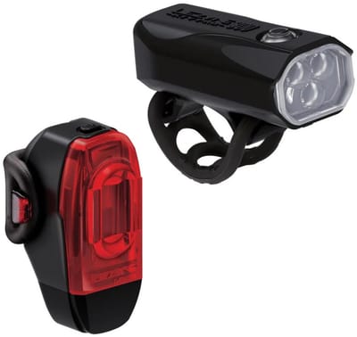 Lezyne KTV Drive Pro 300 + KTV Drive - Fietsverlichting set - Fietslicht - Fietslicht voor en achter - Waterdicht - 300 Lumen - Zwart