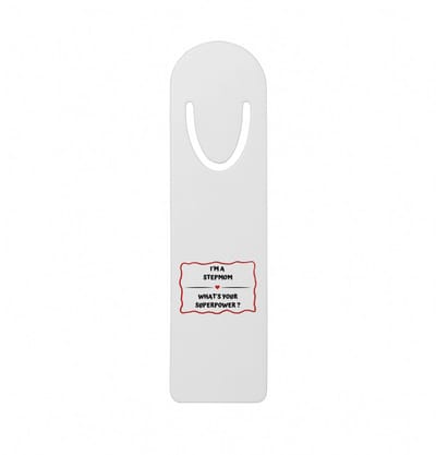 Hacebo® - I'm a stepmom what's your superpower? metalen boekenlegger - Mama - super stiefmoeder - Moeder cadeautjes - moederdag - verjaardag - geschenk - kado Bladwijzer boekenleggers - 12.7 cm x 3.2cm