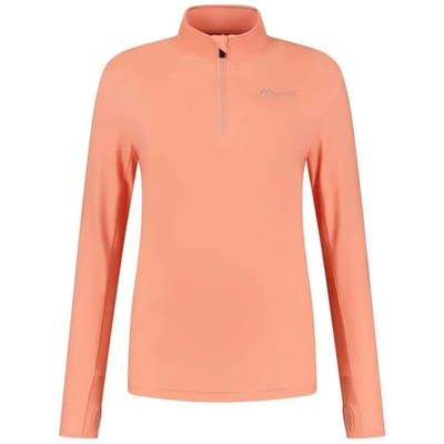 Rogelli Core Dames Hardloopshirt - Lange Mouw - Duimgat - Koraal