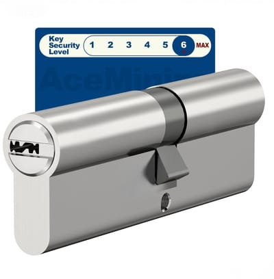 Dailygoods- Cilinderslot 30/35 - Deurslot met 3 sleutels - Vergrendeling met diefstalbeveiliging - Eenvoudige installatie - Hoog veiligheidsniveau - Roestvrijstalen cilinder