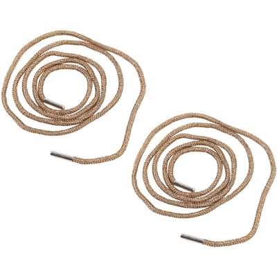2 STKS Kristal Bling Schoenveters Modieuze Glanzende DIY Vervanging Ronde Glitter Schoenveters voor brown