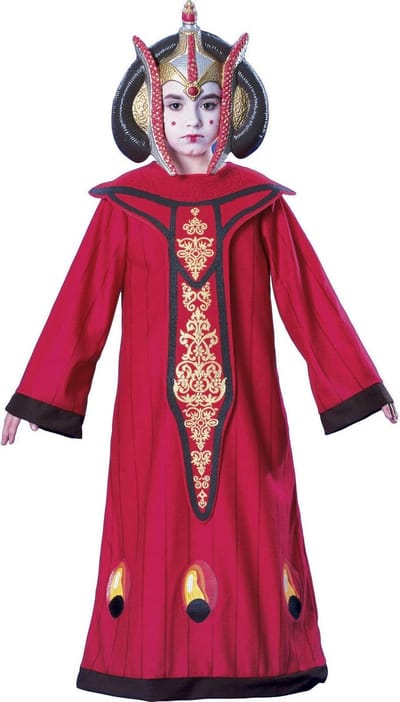 Star Wars Queen Amidala - Kostuum Kind + masker - Medium - complete set