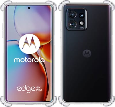 Hoesje geschikt voor Motorola Edge 40 Pro – Extreme Shock Case – Case Transparant