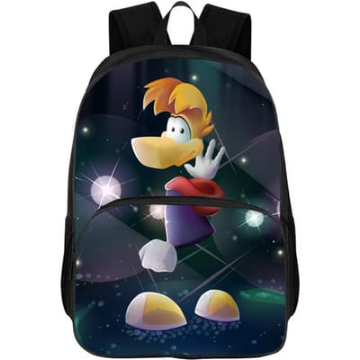 Kind Cartoon Rayman Legends Rugzakken Leerling Grote Capaciteit Schooltassen voor Jongens Meisjes Studenten Bedrukt Casual Opberg Boekentas