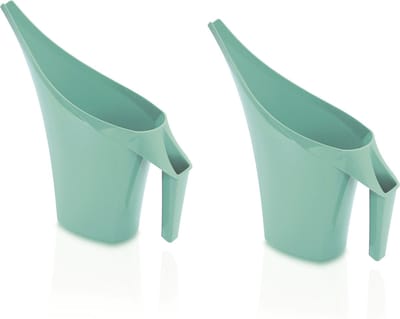Prosperplast Gieter - 2x - mintgroen - kunststof - 2 liter - gieters voor binnen en buiten