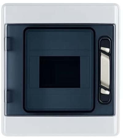 Waterdichte opbouw verdeelkast - IP65, onderverdeling, accessoires inbegrepen, robuuste 6-module verdeler