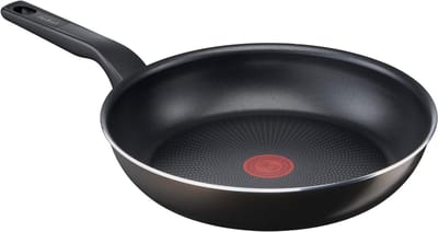 Koekenpan Zwart - Koekenpan XL - Dagelijks Koken - 2x Langer Anti-aanbak - 28 cm - Zwart