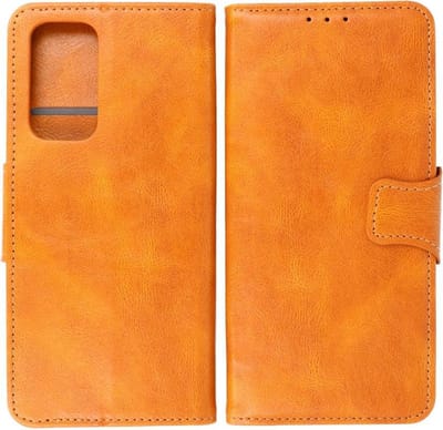 BestCases - OnePlus 9 Hoesje - OnePlus 9 Bookcase Telefoonhoesje - OnePlus 9 Kaarthouder Portemonnee Hoesje - Kunstleer - Bruin