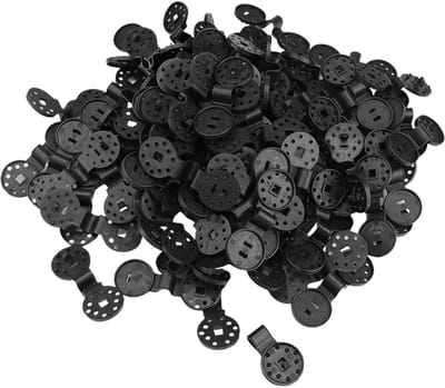 Dailygoods- Bevestigingsclips 100 stuks - Clips voor zonnezeil - Schaduwnethouder - Robuust/stevig - Lichtgewicht - Hittebestendig