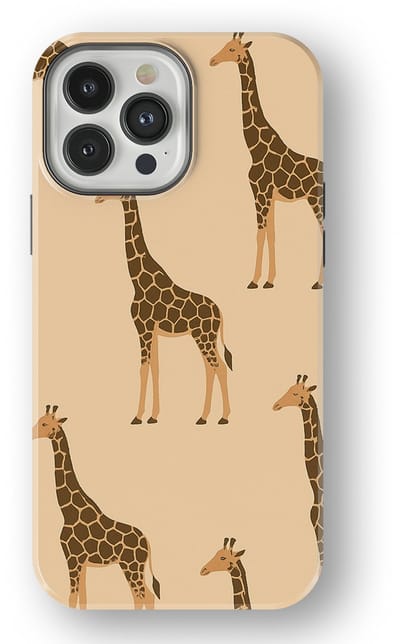 DripCase Luipaard Hoesje geschikt voor iPhone 13 Pro | Backcover met Mag | Hoesje met Dierenprint geschikt voor iPhone 13 Pro Giraffe