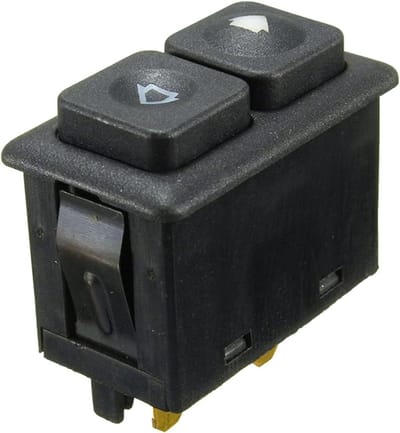 Raamschakelaar Auto - Ruitbediening - Interieur Onderdeel - 5-Pin Connector - 100 Gram - Zwart