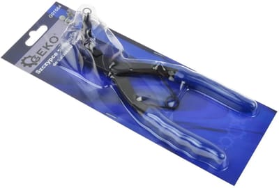 GEKO Interne gebogen borgveertang - 90° - Lange reikwijdte - PVC handgrepen - Tot 50 mm diep