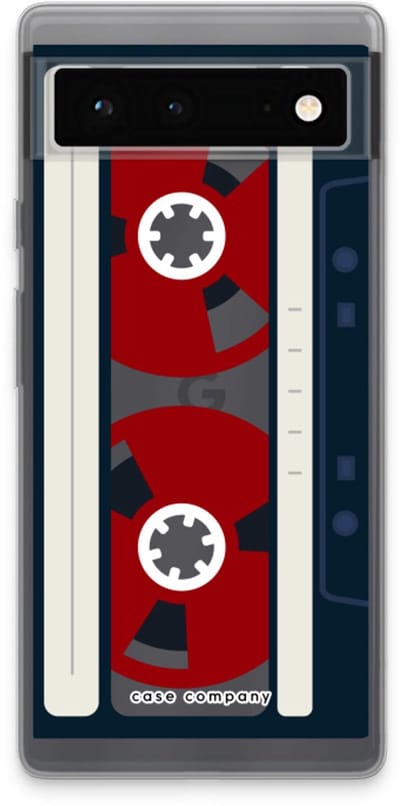Case Company® - Hoesje geschikt voor Google Pixel 6 hoesje - Here's your tape - Soft Cover Telefoonhoesje - Bescherming aan alle Kanten en Schermrand