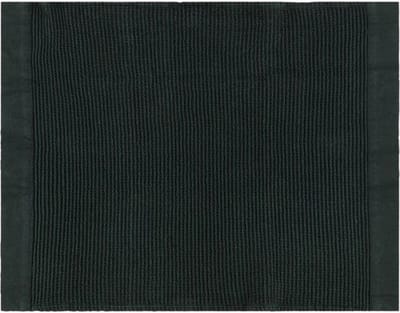 Rento seat cover Kenno 50x60 cm zwart/donkergroen - Sauna Badjas