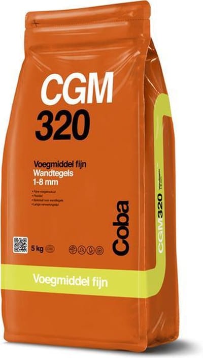 Coba CGM320 5kg (Wit en zilvergrijs) | voegmiddel | Kleur Zilvergrijs