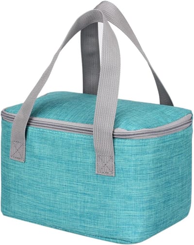 Kleine koeltas, 4 liter, mini-lunchtas met geïsoleerde aluminiumfolie, thermotas voor mannen, vrouwen, kinderen, school, kantoor, picknick