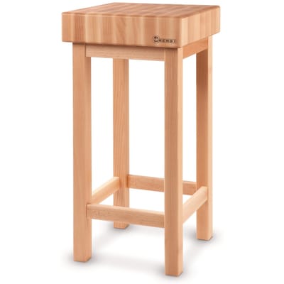 Hendi Hakblok op Houten Onderstel | 50x40x(H)15cm - Onderstel hoogte: 70cm