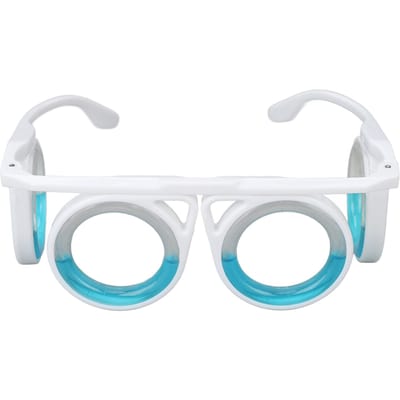Lunettes Mal des Transports Légères Portables Prévenir le Mal de Mer Sans Verres pour Voyage Sport Jeu white