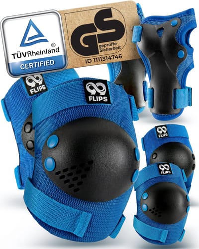 Skate Kniebeschermer Set - Bescherming Kinderen Knee en Elbow Bescherming - Skaten Protection Beschermset