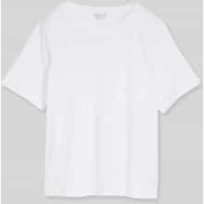 Tom Tailor - Boxy fit T-shirt met borstzak - Maat XXL - White