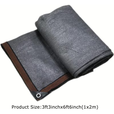 1 pièce Tissu d'ombrage, Tissu d'ombrage Écran d'intimité Avec œillets et Bords renforcés, Pour Patio Extérieur Jardin Pergola Auvent 3ft 3inch*6ft 6inch(1x2m)