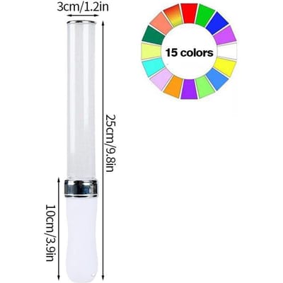 Duurzame Kleurveranderende Glow Stick Kpop Lightstick Concert Steunstok LED Lichtstokken Bruiloft Feesttijd Halloween Verlichting Decor