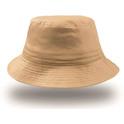Atlantis Headwear - Bucket Cotton Hat - Khaki - One Size
