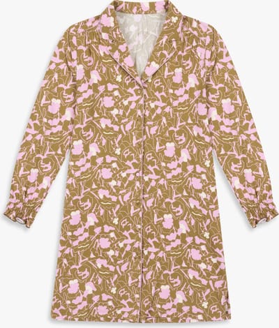 lordsxlilies Slaapkleedje roos-kaki print - maat S