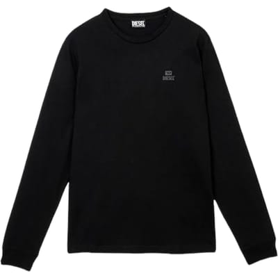 Diesel Zwart T-shirt Met Lange Mouwen