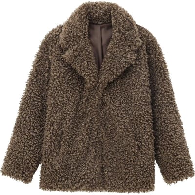 Jas van imitatiebont Dames Lange mouw Pluche jas Dames Tussenseizoensjassen voor Dames Bovenkleding Dames Winterjassen M gray