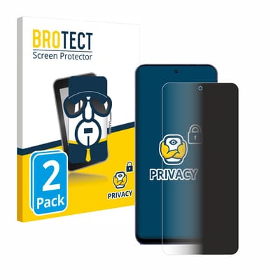 BROTECT - privacy screenprotector voor Blackview Oscal Tiger 13 - Folie Beschermfolie Blauwlichtfilter 2 Stuks
