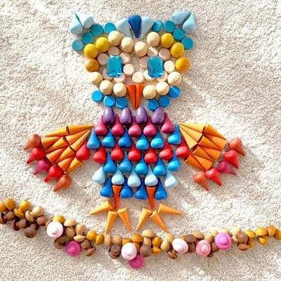 Houten mandela figuren - Loose parts - 324 stuks - Open einde speelgoed - Educatief montessori speelgoed - Mandela figuren - 324 stuks