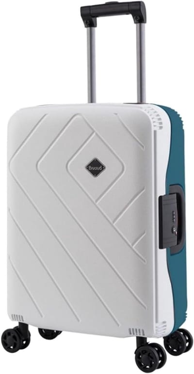 Reiskoffer - Handbagage Koffer - Zakenreizen Weekendjes - Stille Spinner Wielen - 20 inch - Zwart