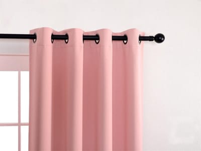 Verduisterende gordijnen voor slaapkamers - 2 stuks - Geschikt voor woonkamer en slaapkamer - Roze - 132x160 cm