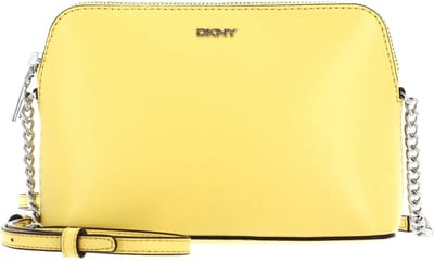 DKNY Leren Schoudertas Avondtas Bryant Sutton Dome Crossbody Bag Spring Yellow Geel