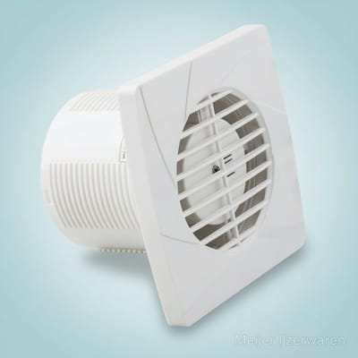 Luchtafzuiger ARTIC 20W – Ø120mm Wit - Compact & Stil - Badkamer Ventilator - Luchtstroomcapaciteit: 150 m³/u - Inclusief montagemateriaal