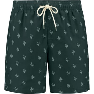 Shiwi Heren zwemshort mike 7" koraalprint donker