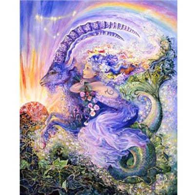 5D Diy Diamond Painting Sterrenbeelden Volledige ronde diamant borduurwerk Strass kruissteek 20X30CM blue