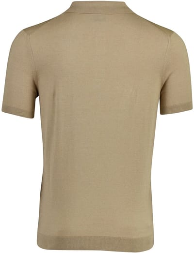 Bugatti poloshirt korte mouw beige