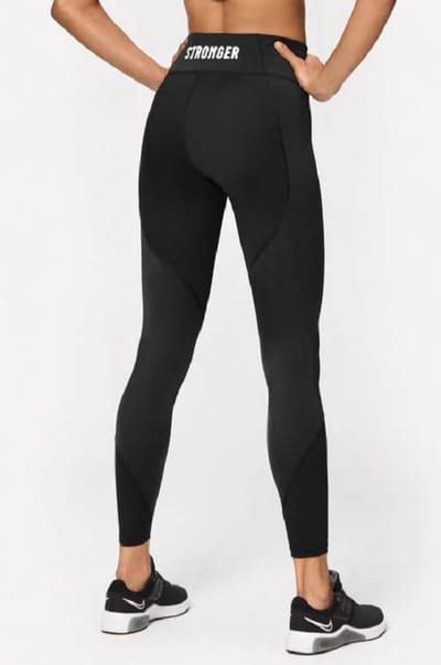 Stronger - Whirl Tights - Sportlegging - Dames - Zwart - Maat XXL